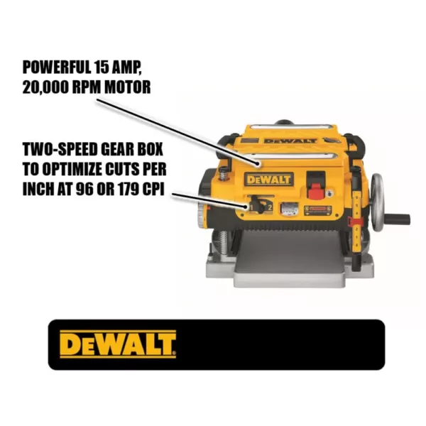 DEWALT 15 Amp Corded 13 in. Planer