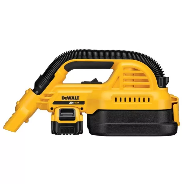 DEWALT 20-Volt MAX Lithium-Ion 1/2 Gal. Wet/Dry Portable Vac Kit