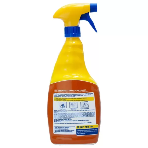 ZEP 32 oz. Hardwood and Laminate Floor Cleaner (Case of 12)