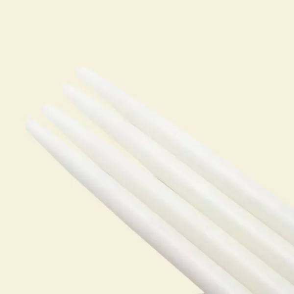 Zest Candle 10 in. White Taper Candles (12-Set)