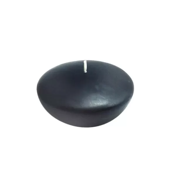 Zest Candle 3 in. Black Floating Candles (Box of 12)