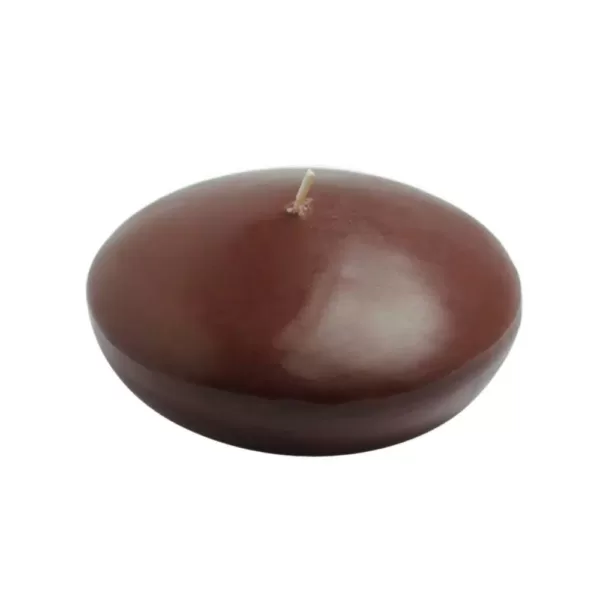 Zest Candle 4 in. Brown Floating Candles (Box of 3)